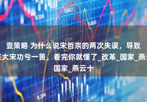 壹策略 为什么说宋哲宗的两次失误,导致中兴大宋功亏一篑,看完你就懂了_改革_国家_燕云十